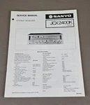 Sanyo Stereo Receiver Jcx 2400K Service Manual D-4059. Fixed Price $84.95.