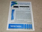 Harman Kardon CD491 Ultimate Cassette Deck Ad, 1984, Page, Specs, Article. Fixed Price $9.99.
