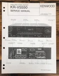 Kenwood KR-V5550 Receiver Service Manual *original*. Fixed Price $19.97.