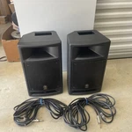 (2) Yamaha Stagepas 300 Portable System Performer 150M Speaker Only No Amp. Fixed Price $261.24.