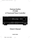 Harman Kardon PT2500 Tuner Owners Manual. Fixed Price $22.24.