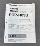 Pioneer PDP-R03U Media Receiver Original Service Manual J0568. Fixed Price $14.79.