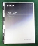 Yamaha RX-V559 Instruction Manual: 120 Pages & Protective Covers!. Fixed Price $22.95.