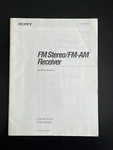 Sony STR-AV1070X STR-AV970X Receiver Original Operation Instructions JO1253. Fixed Price $14.99.