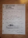 Kenwood Service Manual KRF-V7772D/VR-3080 Av Receiver Original Repair. Fixed Price $10.98.