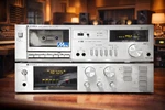 Optonica Setup Rare Vintage Stereo Receiver & Cassette Deck. Fixed Price $2199.00.