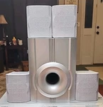 Nexxtech ESDVD100 Home Theater Subwoofer & 4 Satellite Speakers Only Tested. Fixed Price $32.50.