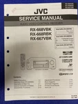 Jvc RX-668VBK RX-668RBK RX-667VBK A/v Receiver Service Manual **original**. Fixed Price $20.99.
