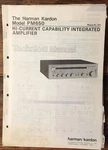 Harman Kardon Hk PM-650 Amplifier Service Manual *original*. Fixed Price $24.97.