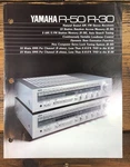 Yamaha R-30 R-50 Receiver Dealer Brochure *original*. Fixed Price $24.97.