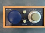 Tivoli Audio Model One Am/fm Aux In Radio - Walnut/beige Blue Speaker Screen. Fixed Price $70.00.