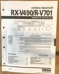 Yamaha RX-V490 R-V701 Receiver Service Manual *original*. Fixed Price $29.97.