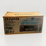 Aiwa AV-S17 Stereo Receiver Open Box Audio Video Aux Hi-fi Vintage No Remote. Fixed Price $199.95.