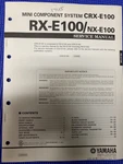 Yamaha CRX-E100 NX-E100 Service Manual **original**. Fixed Price $18.88.