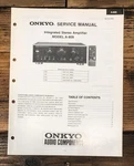 Onkyo A-809 Amplifier Service Manual *original*. Fixed Price $24.97.