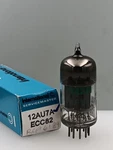 Strong Rca Jan 6189W 12AU7 Green Label Short Black Plates Serious Tubes D709. Fixed Price $30.00.