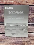 Yamaha RX-V995 Natural Sound Av Receiver Owners Manual Original. Fixed Price $19.99.
