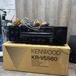 Vtg Kenwood Audio Video Am/fm Stereo Receiver KR-V5560 & RC-RO502 Remote Bundle. Fixed Price $79.99.