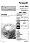 Panasonic SA-HE75 Receiver Owners Instruction Manual. Fixed Price $22.24.
