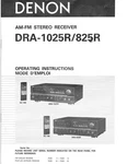 Denon DRA-825R DRA-1025R Reciever Owners Manual. Fixed Price $22.24.