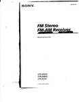 Sony STR-DE935 STR-DE835 STR-SE591 Av Receiver Owners Manual. Fixed Price $22.24.