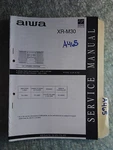 Aiwa XR-M30 Service Manual Original Repair Book Stereo Radio Cd Player System. Fixed Price $19.99.