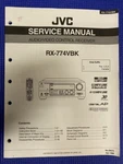 Jvc RX-774VBK RX774VBK Service Manual **original**. Fixed Price $14.29.