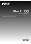 Yamaha R-V1103 Receiver Owners Manual. Fixed Price $22.24.
