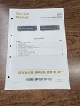 Marantz SR-53U SR-63U Audio Video Stereo Receiver Service Manual. Fixed Price $24.00.
