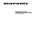 Marantz SR8300 Surround Receiver Owners Instruction Manual. Fixed Price $19.99.