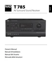 Owner's Manual For Nad T785. Fixed Price $15.01.
