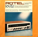 Original Vintage Rotel RX-152 Am/fm Stereo Receiver Brochure. Fixed Price $14.95.