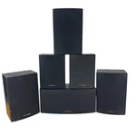 Optimus HTS-102 Surround Sound Speaker Set 6PC Radioshack Vintage Mcm Gorpcore. Fixed Price $39.99.
