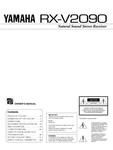 Yamaha RX-V2090 Receiver Owners Manual. Fixed Price $22.24.