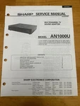 Sharp AN1000U Multichannel Tv Sound Adapter Service Manual Vintage Oem Diagrams. Fixed Price $19.99.