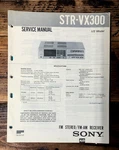 Sony STR-VX300 Receiver Service Manual *original*. Fixed Price $19.97.