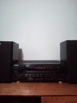 Vintage Aiwa AV-D25 A/v Stereo Receiver Comes With Two Speakers. Fixed Price $119.99.
