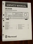 Sherwood RV-5010R Remote Control Receiver Original Service Repair Manual. Fixed Price $19.94.