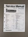 Technics SA-EX900 Av Control Stereo Receiver Service Manual D-4670. Fixed Price $54.95.