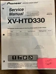 Pioneer XV-HTD330 XVHDT330 Service Manual **original**. Fixed Price $19.99.