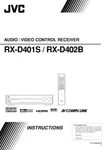 Jvc RX-D401SJ RX-D402BJ Receiver Owners Instruction Manual Reprint. Fixed Price $22.24.