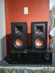 Harmon Kardon 1610S Avr W/ Two Klipsch Speakers Stereo Audio System. Fixed Price $300.00.