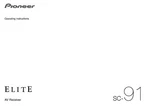 Pioneer SC-91 Receiver Owners Manual. Fixed Price $22.24.