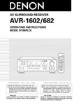 Denon AVR-682 AVR-1602 Receiver Owners Manual. Fixed Price $22.24.