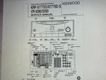 Kenwood KRF-X7775D Service Manual Digital. Fixed Price $5.99.
