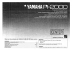 Yamaha R-2000 Receiver Owners Manual. Fixed Price $22.24.