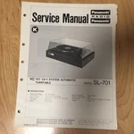 Original Panasonic Service Manual For Sl Model Cd Players/turntables Select One. Fixed Price $8.48.