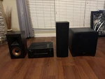 Denon AVR-791 5.1 Hdmi Home Theater Receiver W/ Klipsch Speakers Black. Fixed Price $300.00.