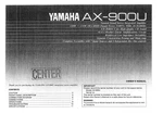 Yamaha AX-900-U Amplifier Owners Manual. Fixed Price $22.24.