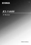 Yamaha RX-V4600 Receiver Owners Manual. Fixed Price $22.24.